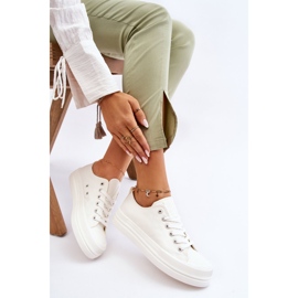 Big Star niske tenisice na vezanje LL274968 Bijele bijela 1