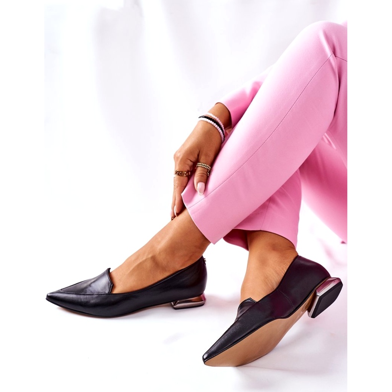 Ženske hlače Laura Messi Crna 2074 crno 4