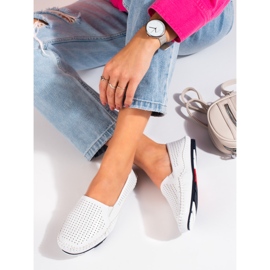 Ženske ažurne natikače bijele boje Shelovet bijela 2