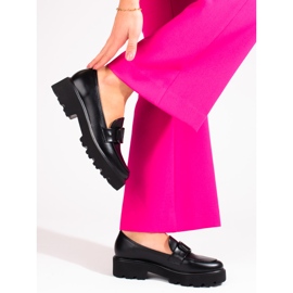 Ženske cipele Vinceza od crne eko kože crna 2