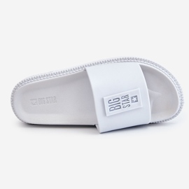 Ženske papuče Big Star LL274428 Bijele bijela 1