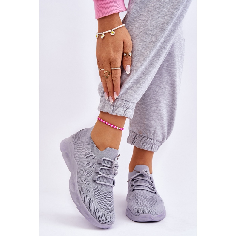 Sive Ellison ženske sportske cipele s natikačama siva 1