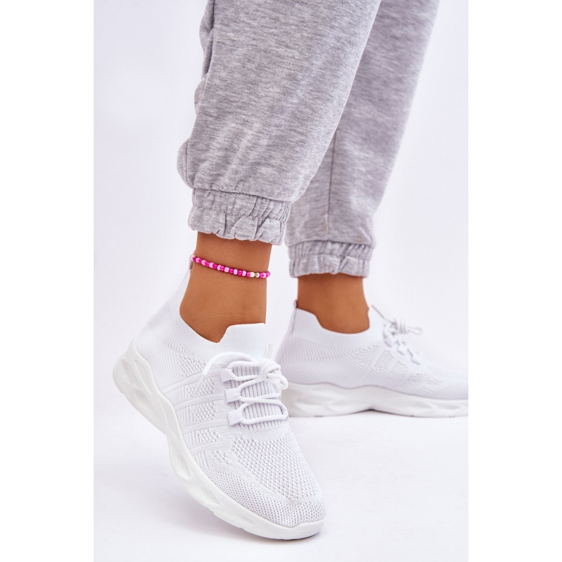 PG1 Ženske sportske cipele s natikačama Bijeli Ellison bijela 2