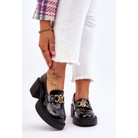 S.Barski Moderne cipele s masivnom potpeticom crne Imani crno 2