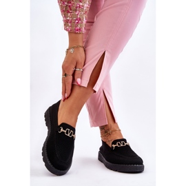 Ženske natikače s ukrasima crne Alena crno 2