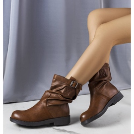 BM Charlene smeđe ravne čizme smeđa 1