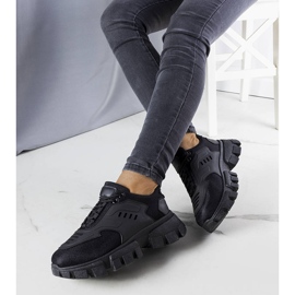 BM Crne tenisice na masivnom Inez potplatu crno 1