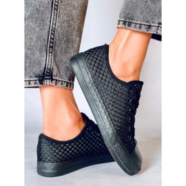 Sears crne jednobojne tenisice crno 2