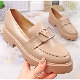 Vinceza 16380 bež ženske cipele na visoku petu i platformu 1