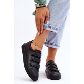 Klasične tenisice na čičak Big Star LL274A206 crne crno 1