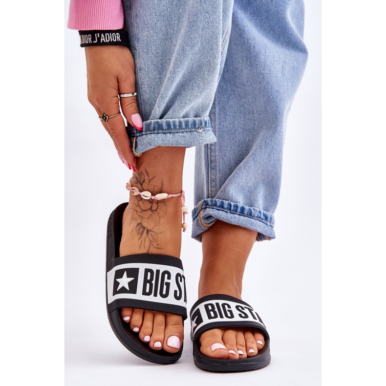 Ženske klasične papuče Big Star LL274739 crne crna 1