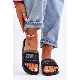 Lagane ženske papuče Big Star LL274732 crne crna 1