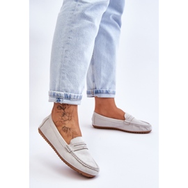 FC3 Ženske klasične antilop mokasine sive Ivana siva 2