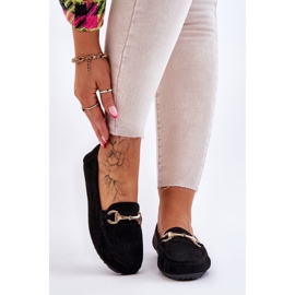 FC3 Klasične Arla mokasine od crne antilop kože s ukrasima crna 1