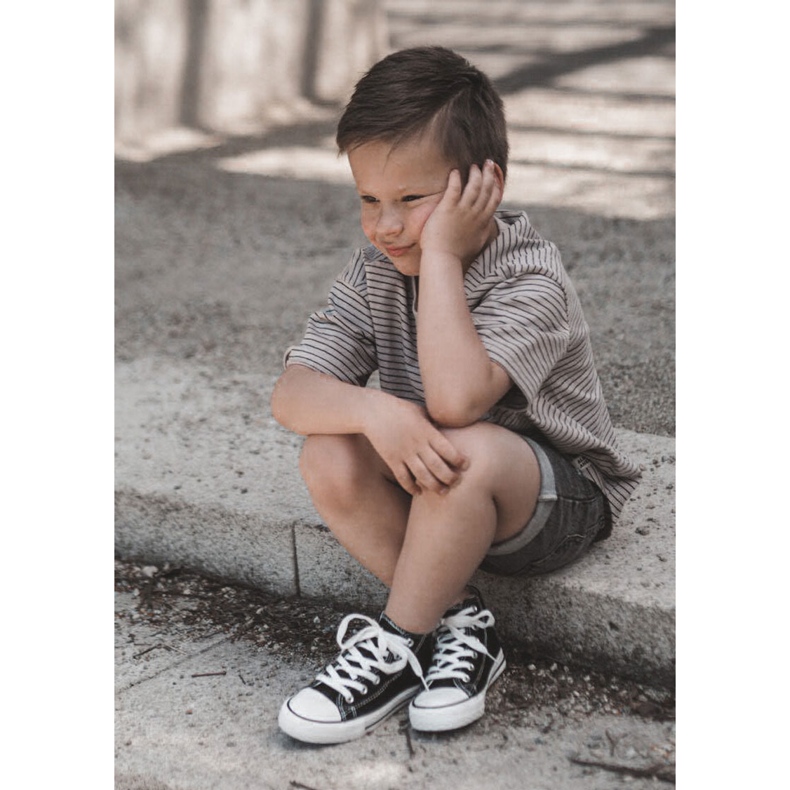 FR1 Dječje visoke tenisice crne Filemon crna 1