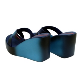 Papuče na klin Ipanema 83423 Colore Fem AI974 Plava/Plava tamnoplava 6