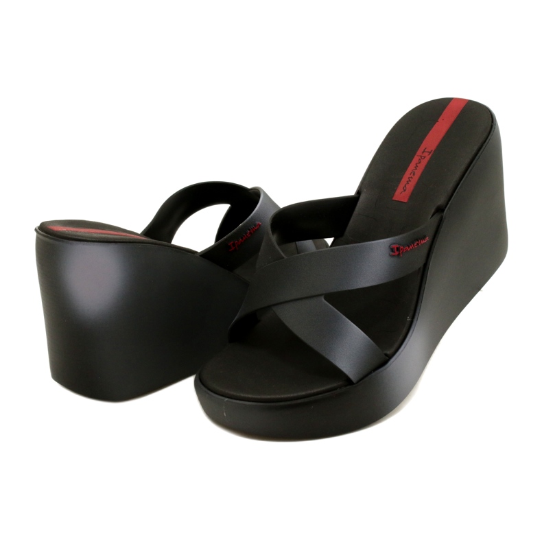 Papuče na klin Ipanema 83423 Colore Fem AI975 Crna/Siva crno 4