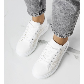 PA1 Erin perforirane bijele tenisice bijela 1