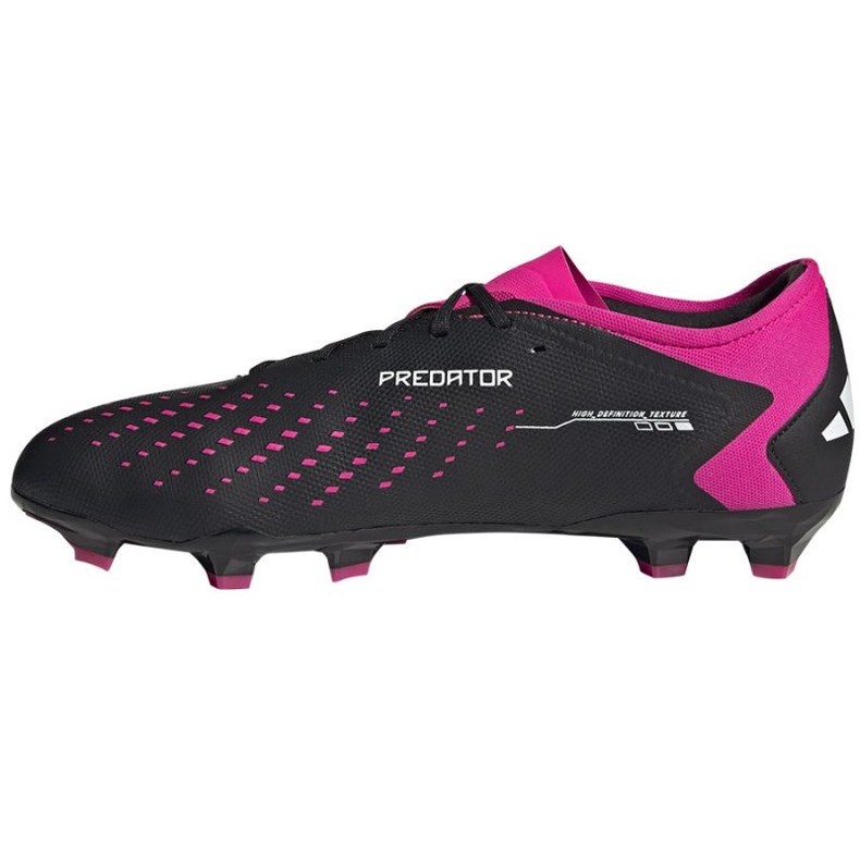 Adidas Predator Accuracy.3 L Fg M GW4602 tenisice za nogomet crno crno 1