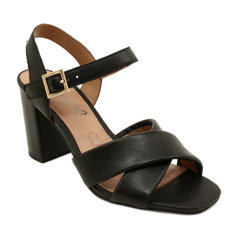 Caprice Sandale Ženske 9-28302-20 040 Crne Softnap crno 1