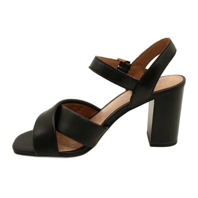 Caprice Sandale Ženske 9-28302-20 040 Crne Softnap crno 2