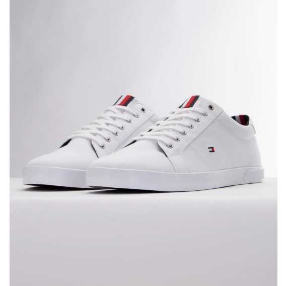 Cipele Tommy Hilfiger Iconic Long Lace Sneaker M FM0FM01536 0K4 bijela 1