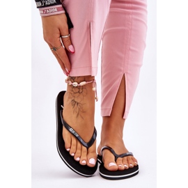 Lagane ženske japanke Big Star LL274761 crne crna 1