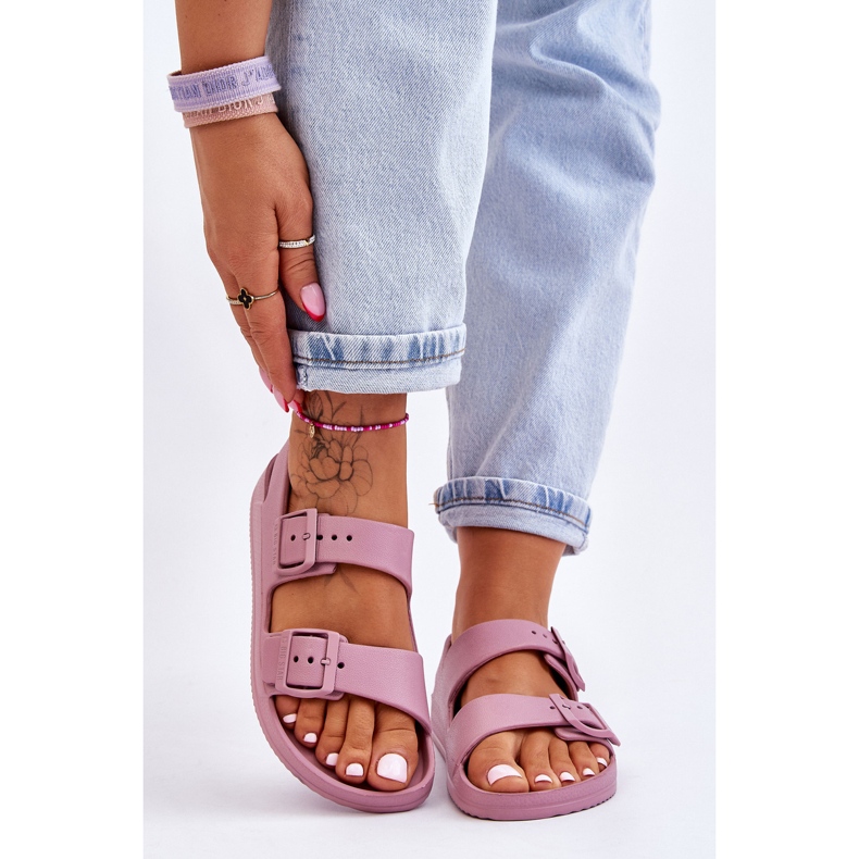 Ženske svijetle sandale Big Star LL274744 Ljubičasta 1