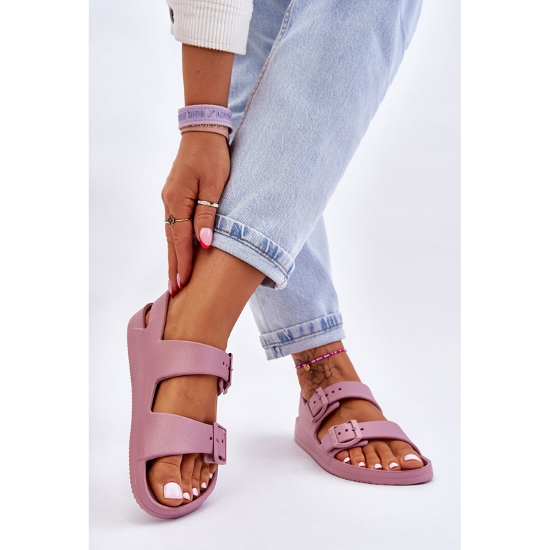 Ženske svijetle sandale Big Star LL274744 Ljubičasta 2