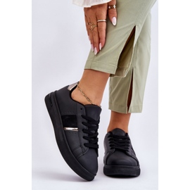 PG1 Ženske sportske cipele s platformom Black Soris crna 1