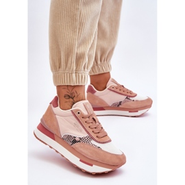 Modne tenisice Memory Foam System Big Star LL274366 Pink ružičasta 2