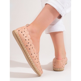 W. Potocki Ženske ažur balerinke Potocki bež boje 2