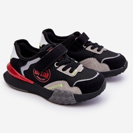 Dječje tenisice Memory Foam System Big Star LL374224 crne crno 1