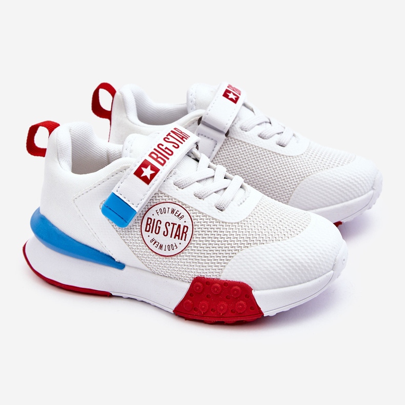 Niska dječja sportska obuća Memory Foam System Big Star LL374213 Bijela 1