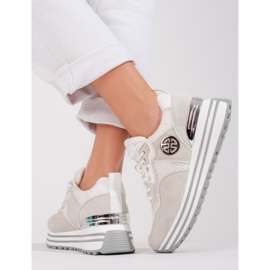 W. Potocki Ženske tenisice na vezanje Potocki bijele bijela 2