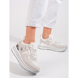 W. Potocki Ženske tenisice na vezanje Potocki bijele bijela 1