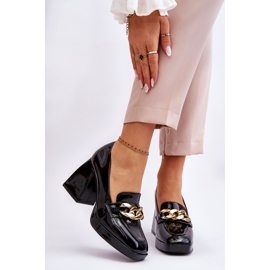 Vinceza Cipele na masivnu petu crne Nataly crno 1