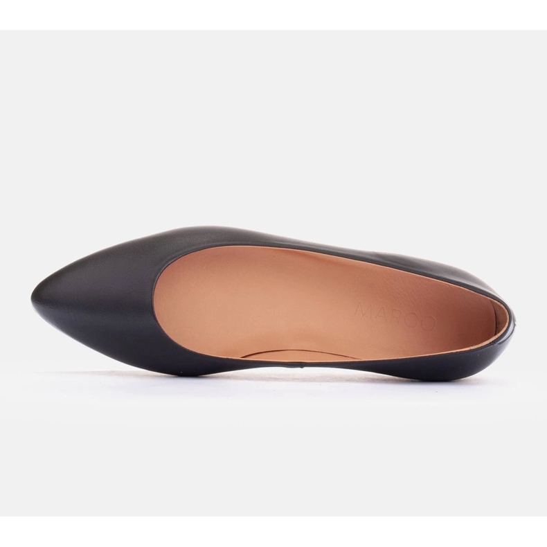 Marco Shoes Balerinke od meke kože crno 1