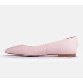 Marco Shoes Balerinke od meke gole kože bež 2