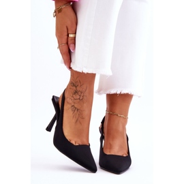 FS1 Klasične crne Whitley štikle na špic crna 1