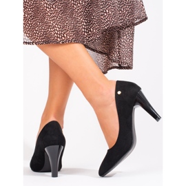 Klasične elegantne ženske cipele Shelovet crna 2