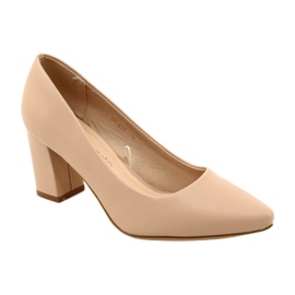 Sergio Leone Cipele na visoku petu PB414 puderasto ružičaste ružičasta 1