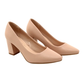 Sergio Leone Cipele na visoku petu PB414 puderasto ružičaste ružičasta 5