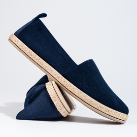 W. Potocki Ženske Potocki espadrile od brušene kože mornarsko plava plava 2