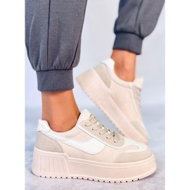 BM Tenisice s platformom Foret Beige bež 2