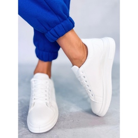 BM Maes Bijele tenisice na wedge bijela 1