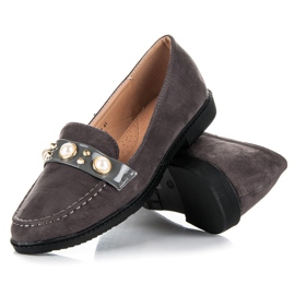 Seastar Loaferice s ukrasima siva 2