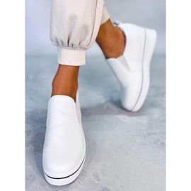BM Naito White wedge slip on tenisice bijela 1