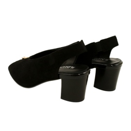 Ženske sandale na Daszyński Post SA169-6 crna 4