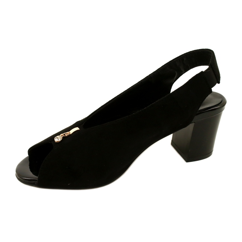 Ženske sandale na Daszyński Post SA169-6 crno 2